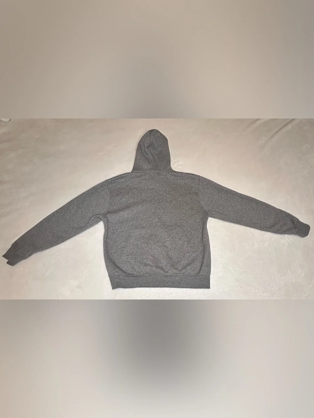Jordan Grey Pullover Hoodie with White Jumpman